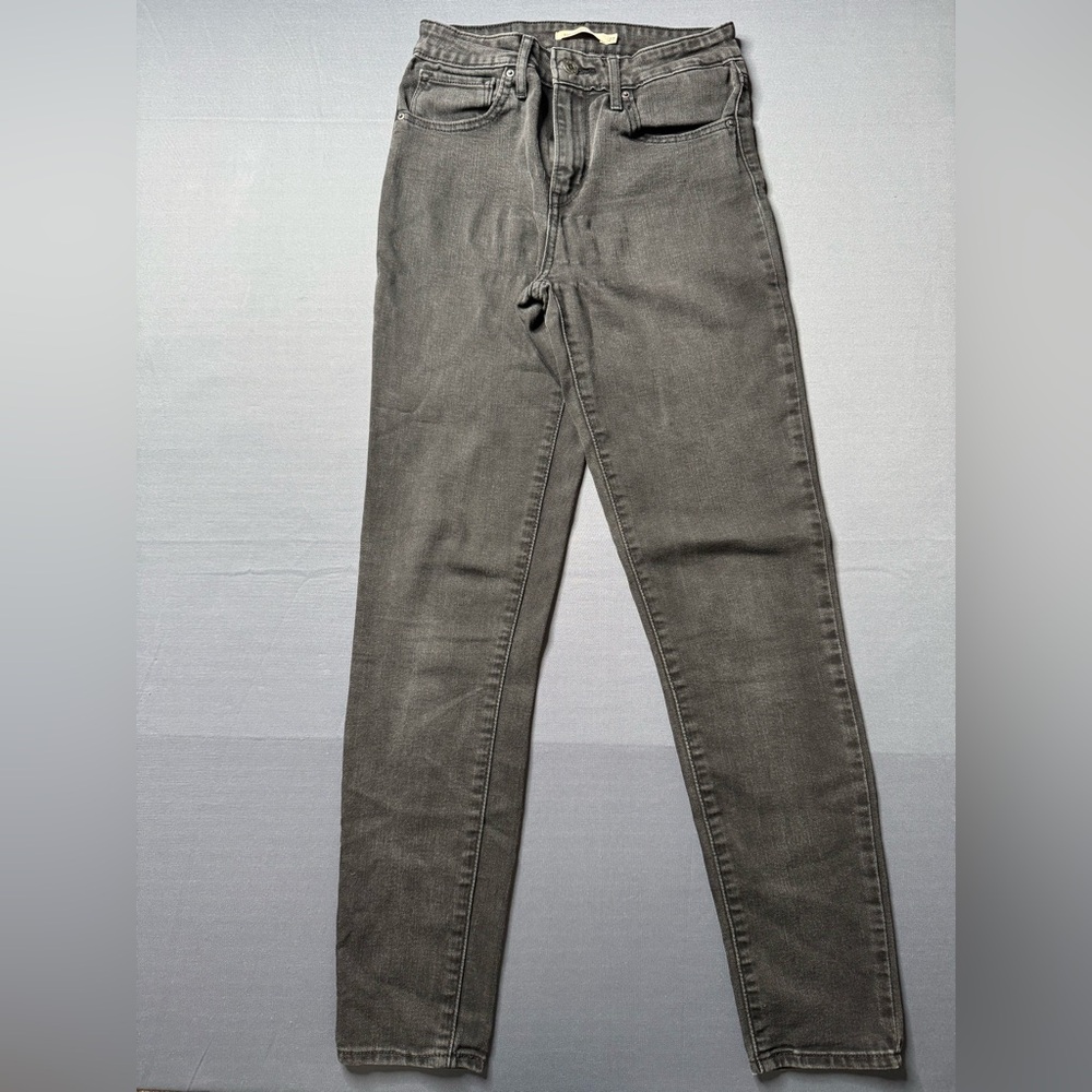Levis High-rise skinny jeans in grey size 27 #944